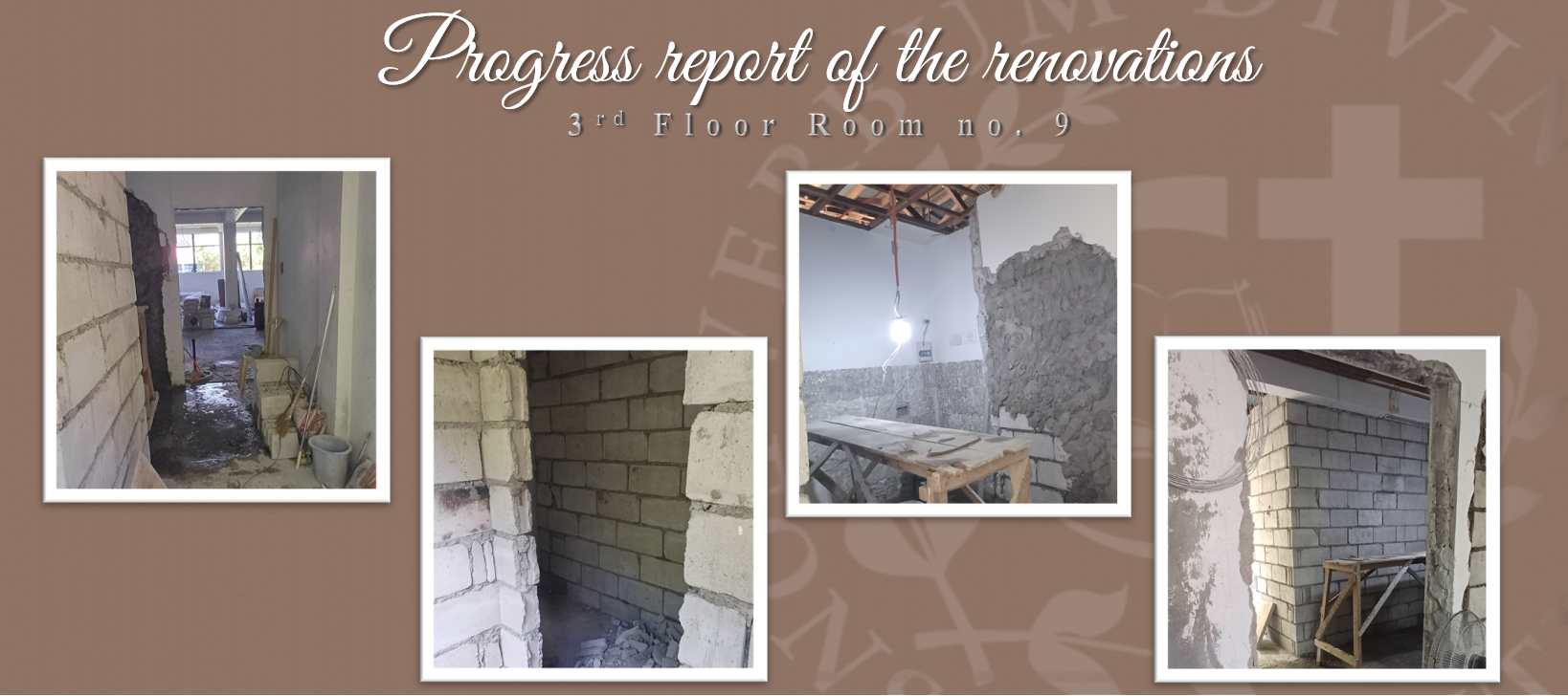 Progress report on the Renovations (3rd Floor Room no. 9)